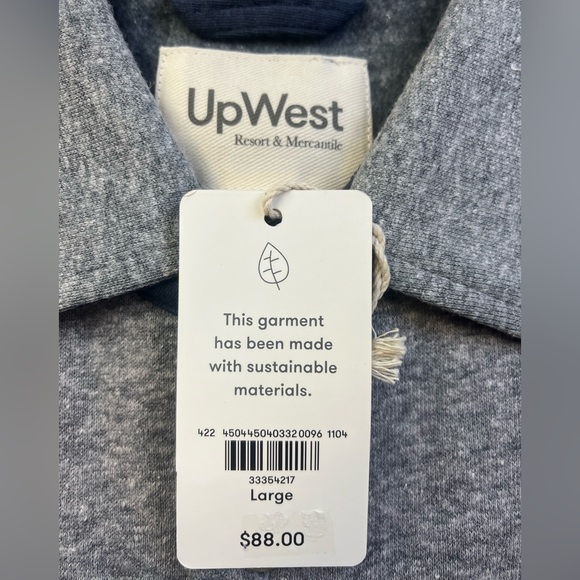 UpWest Hemp Polo Sweatshirt R110 R111 R114 R116 R163 - Picture 4 of 10